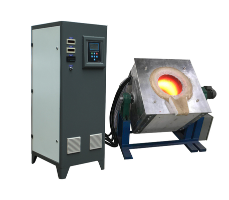 Sprzęt do topienia indukcyjnego 60 kW Ekran dotykowy Częstotliwość światła 1-10 kHz do topienia metalu